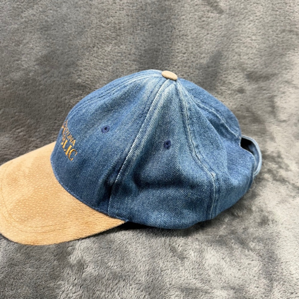 The‎ Arizona Republic Baseball Cap Denim Suede Adjustable Hat - Picture 3 of 8